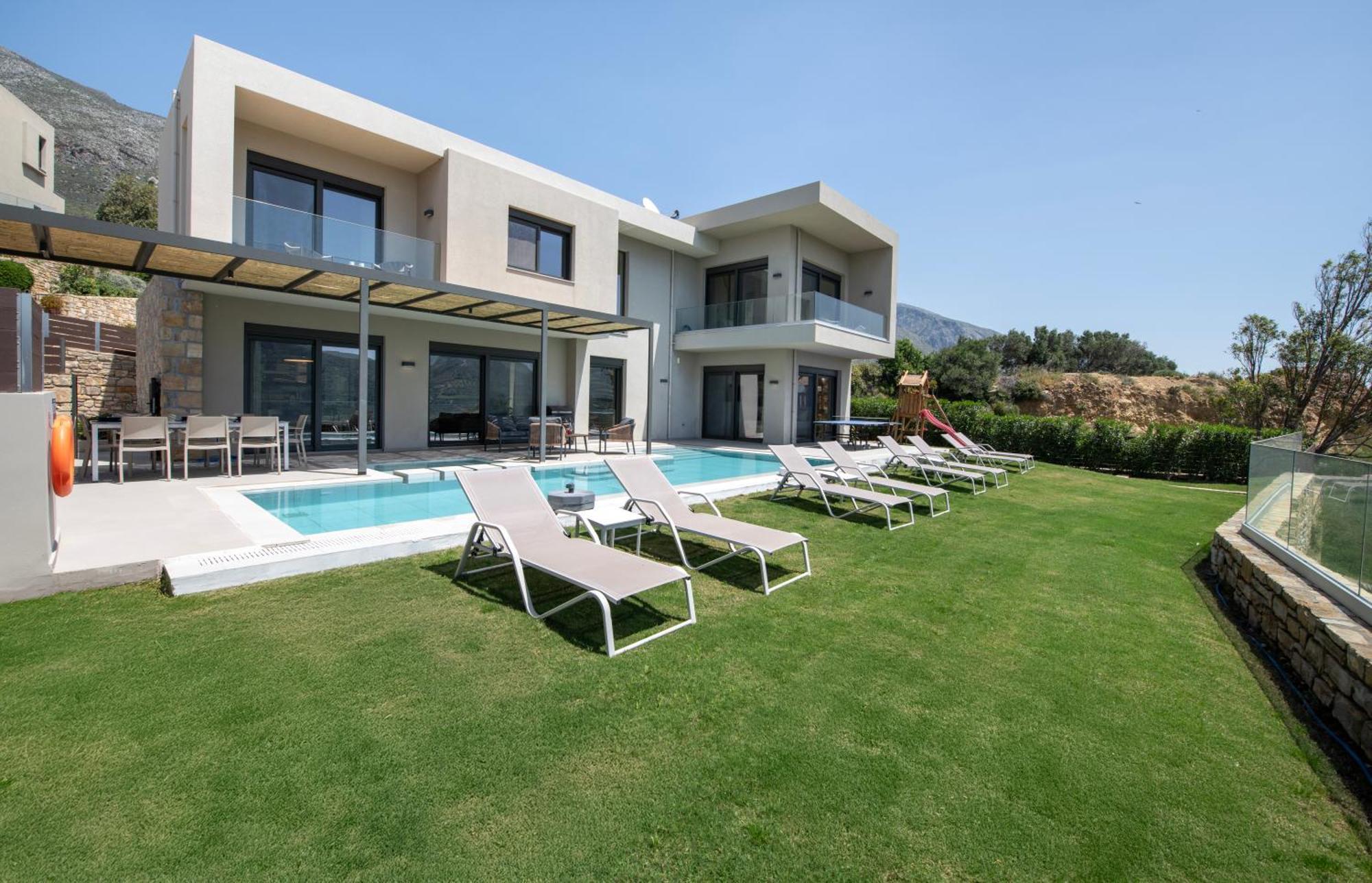 Asomatoi Porti Villas Aphrodite מראה חיצוני תמונה